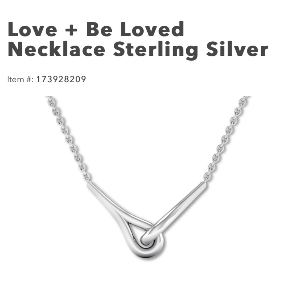 Kay Jewelers Love + Be Loved Necklace